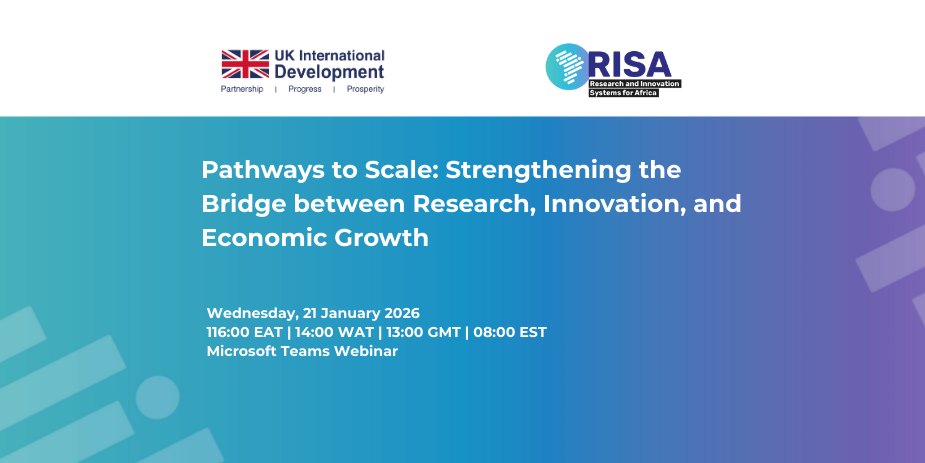Webinar: Pathways to Scale: Strengthening the Bridge between Research, Innovation, and Economic Growth